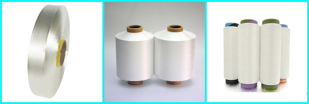 Raw Pes Manufacturers in China Polyester DTY Raw White Polyester Filament Yarn Cationic