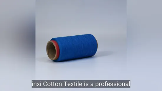 Fio de nylon de poliéster Melange composto GRS para tecelagem de tecido de tricô